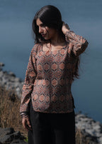 Ajrakh Short Kurta