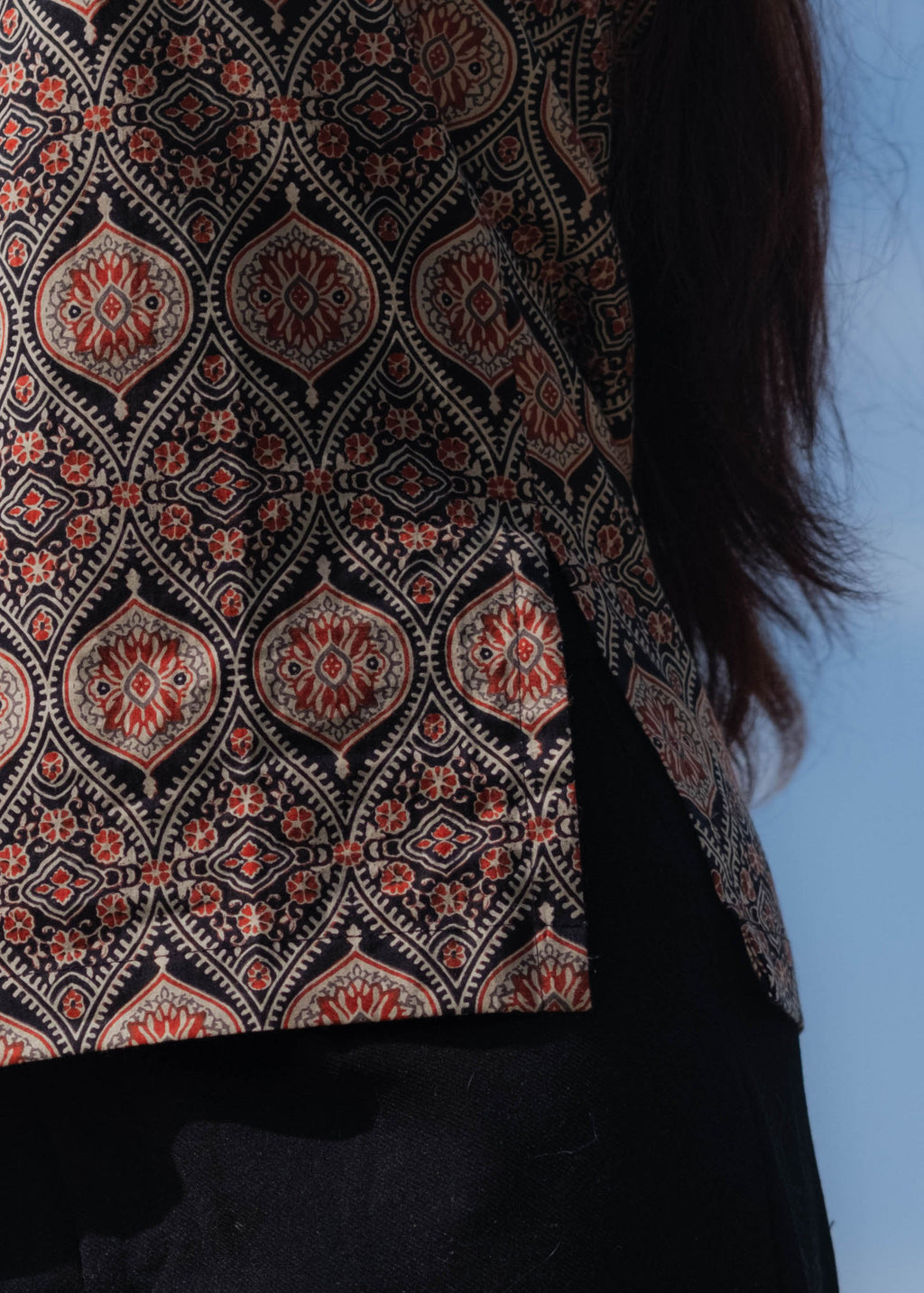 Ajrakh Short Kurta