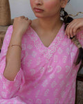 Motif Long Kurta