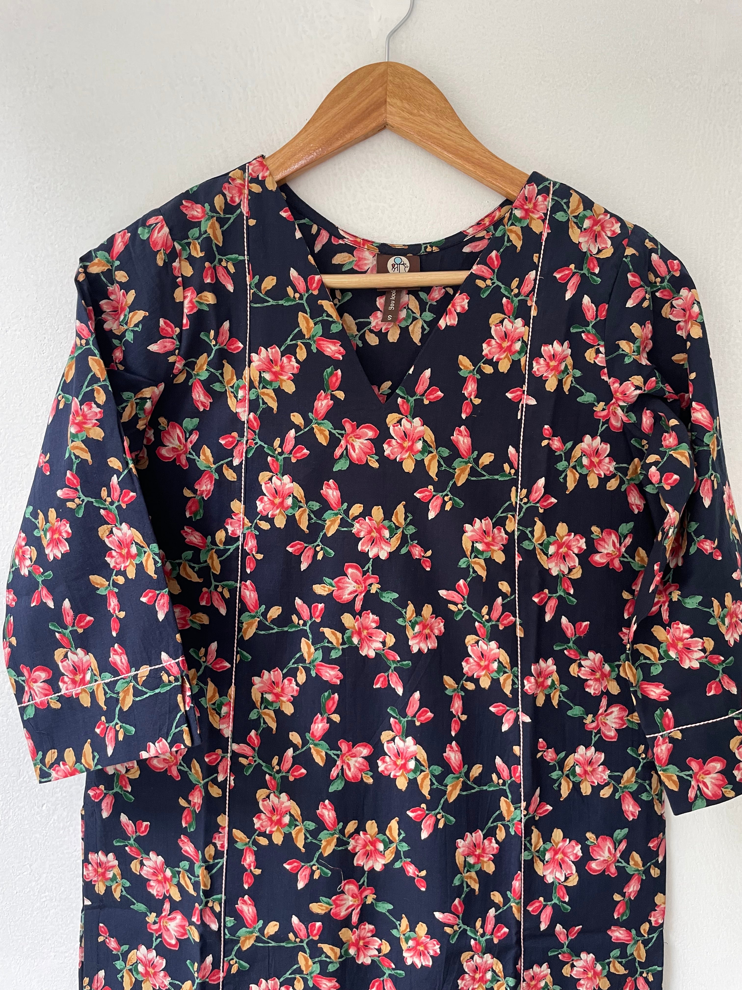 Longue Kurta florale