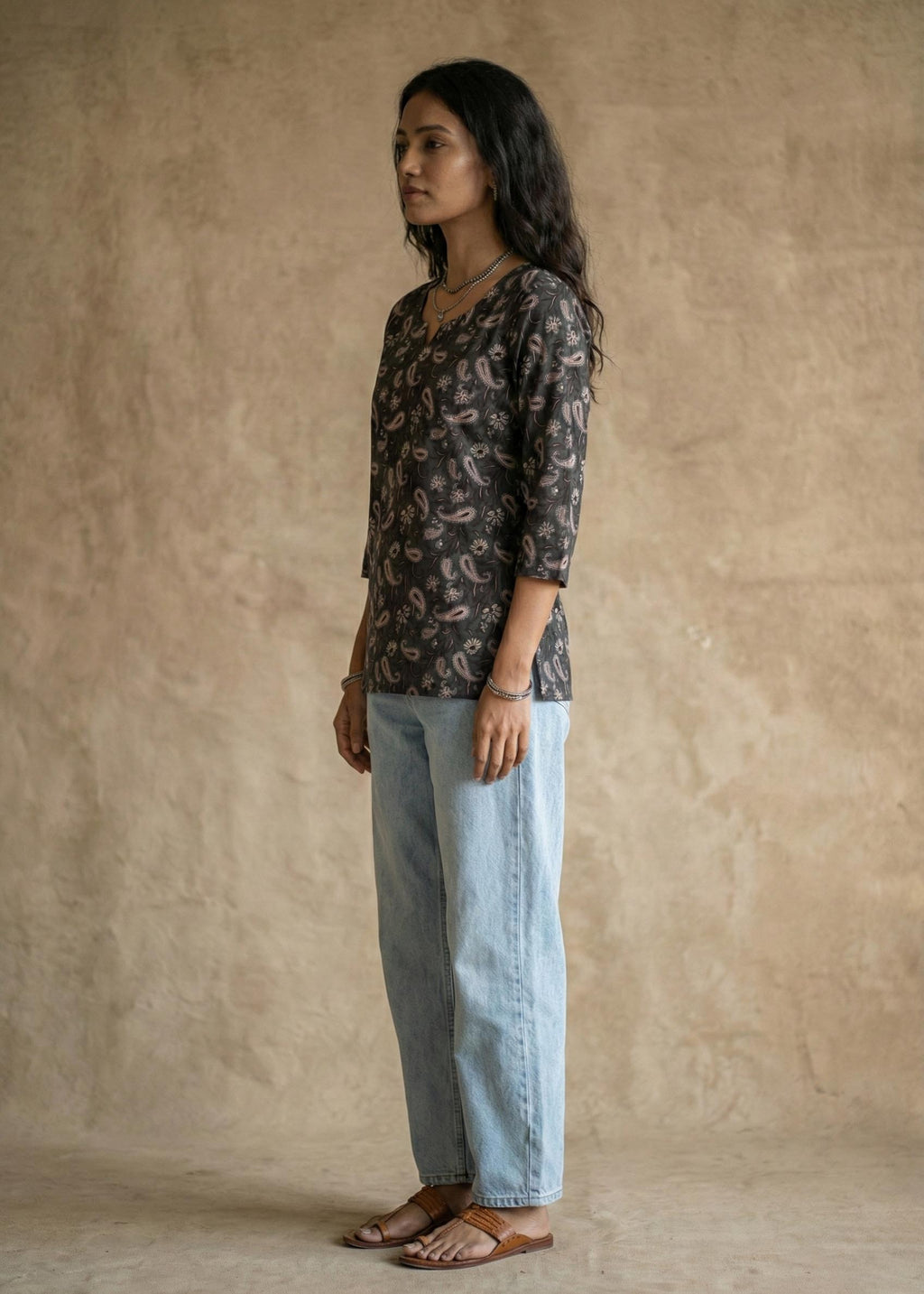 Paisley Short Kurta