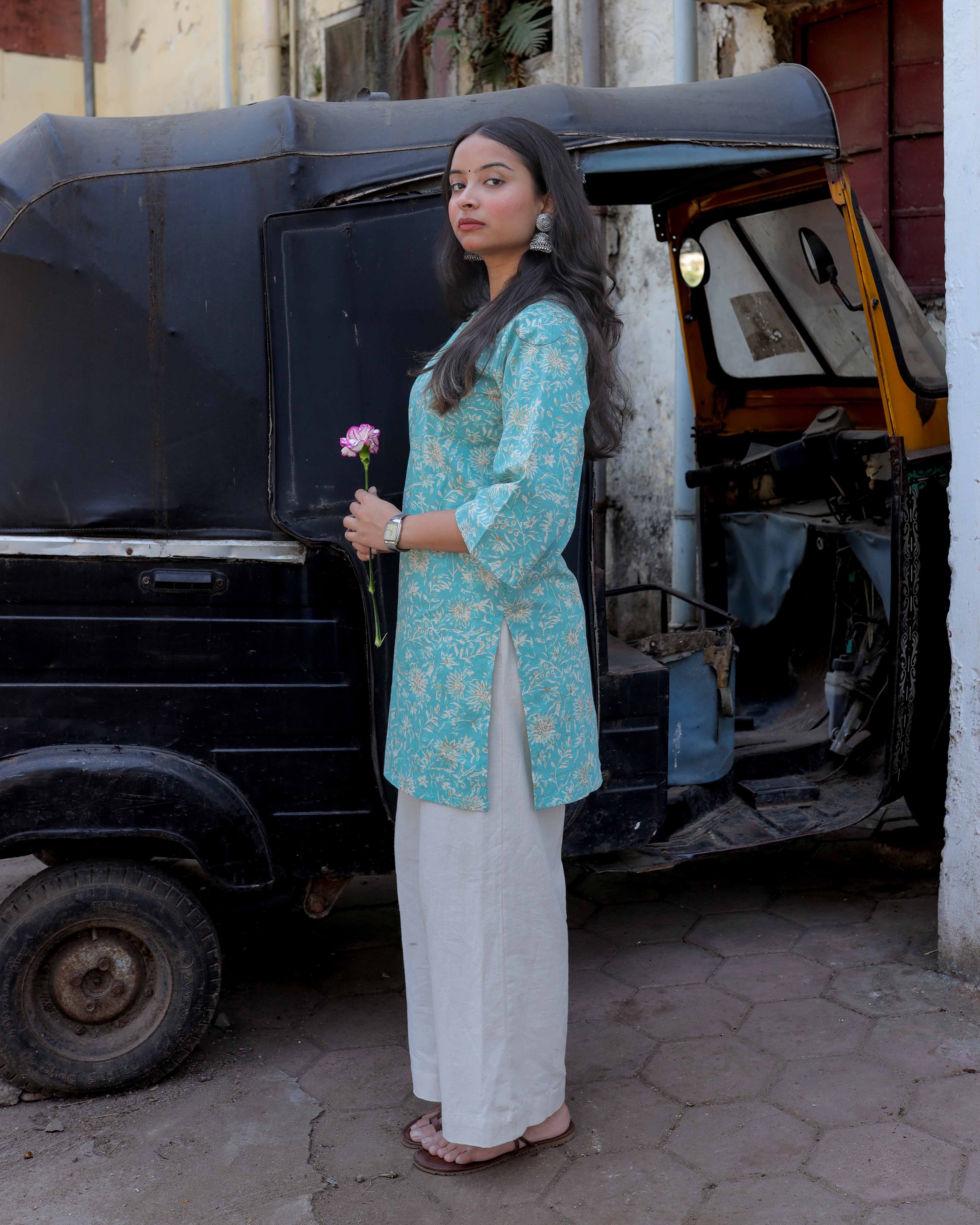 Floral Mid Kurta