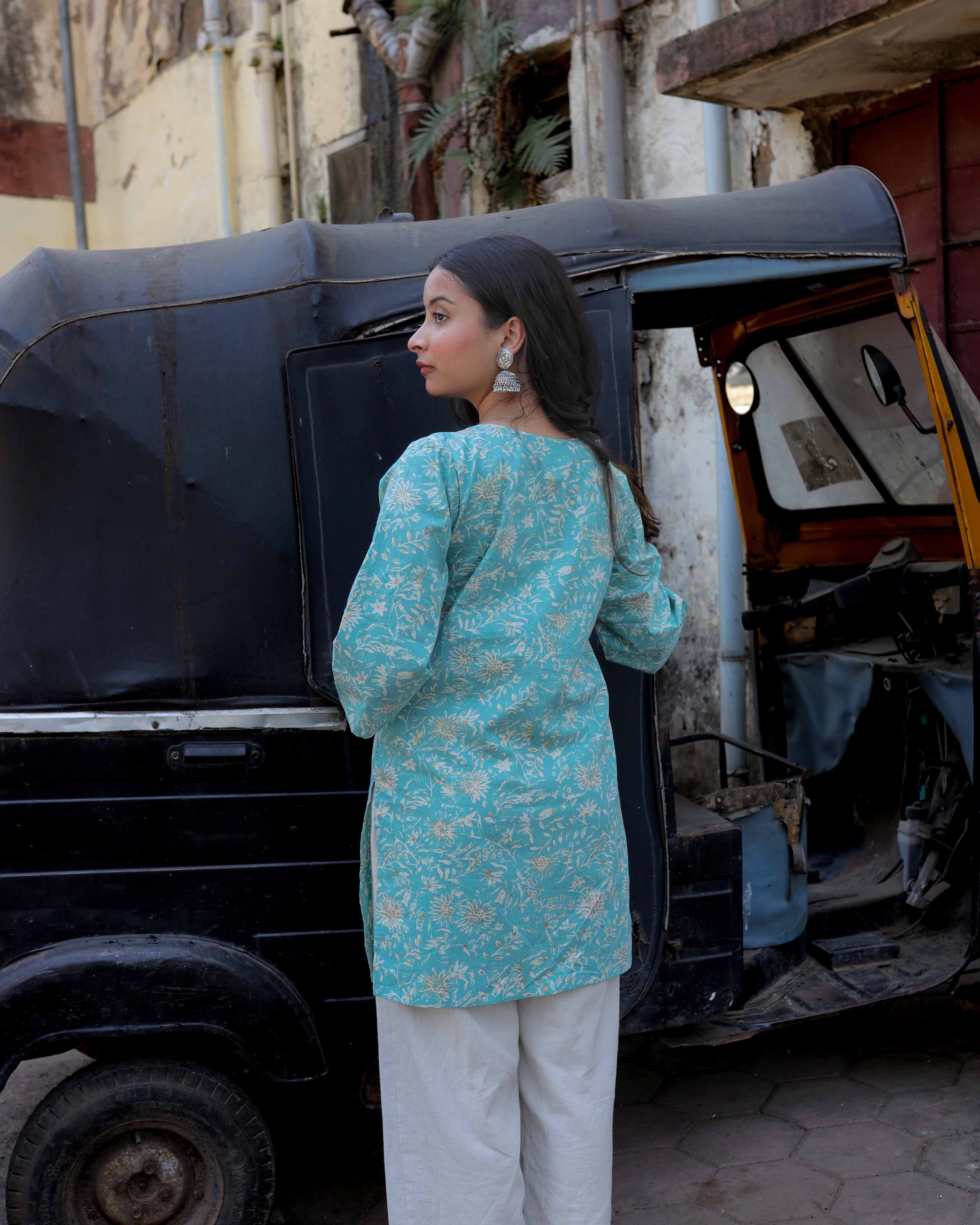 Floral Mid Kurta