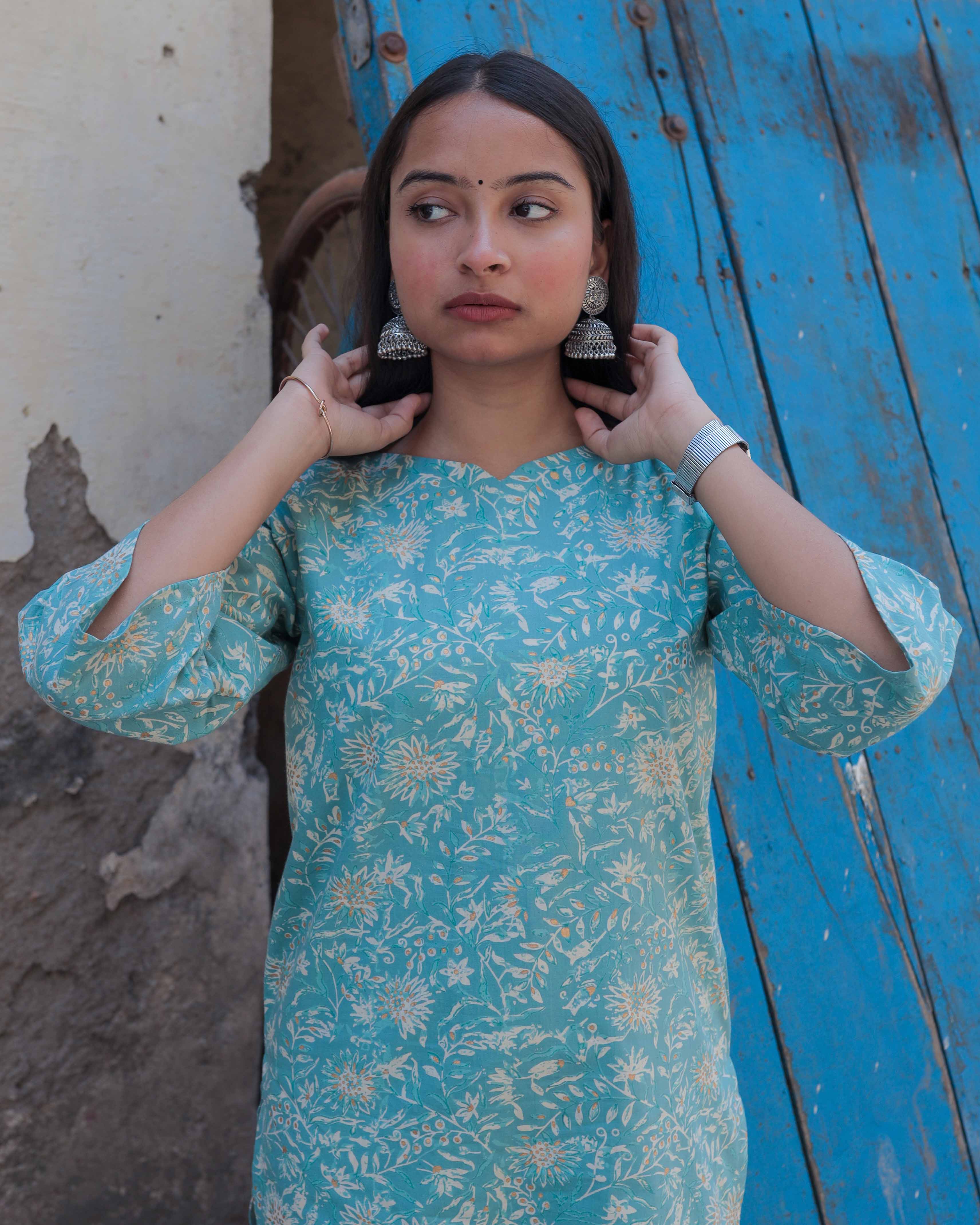 Floral Mid Kurta